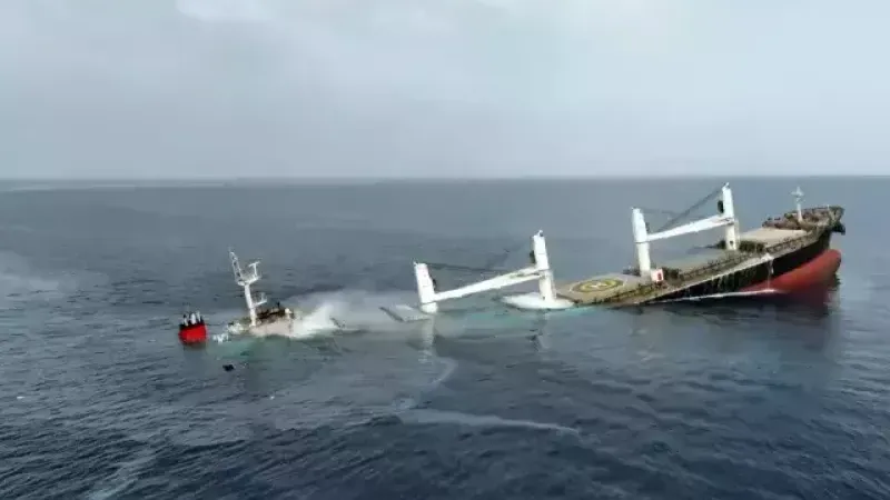 Yemen'deki Husiler, 2 büyük kargo gemisini batırdı ve mürettebatı Kaçırdı